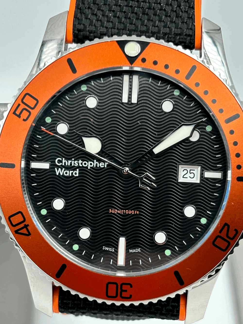 SOLD WH312 C60 Trident 300 Quartz 43mm Black/orange Diver Mk2.5