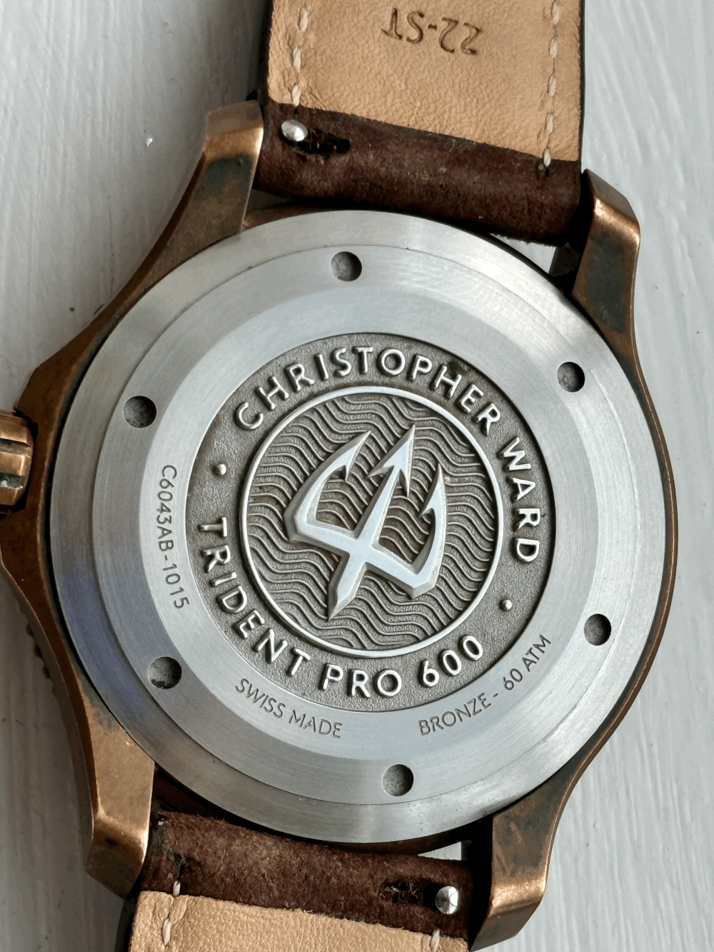 SOLD WH330 C60 Trident Bronze Pro 600 43mm (09/2018) — Ward Hoard