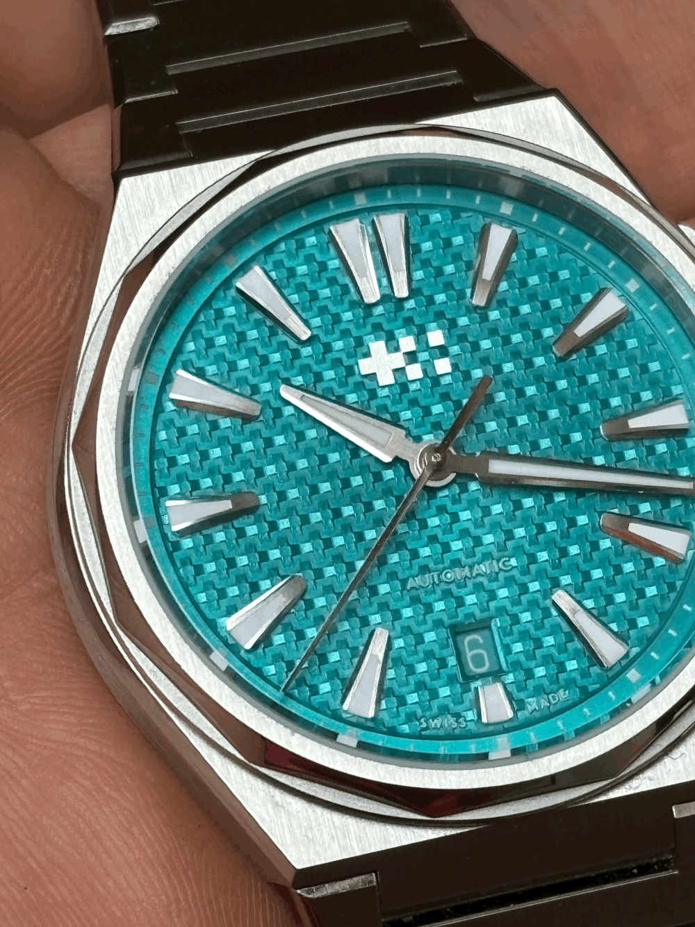 SOLD WH370 The Twelve Mineral Blue Steel (bracelet and rubber