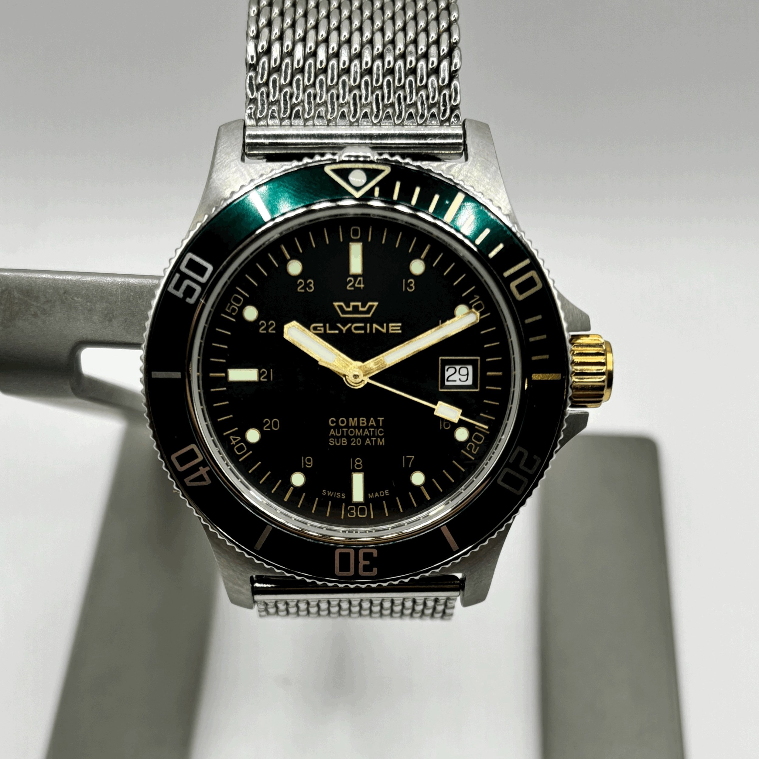 SOLD WH808 Glycine Combat SUB 42 Green Heritage GL0272 (Undated)