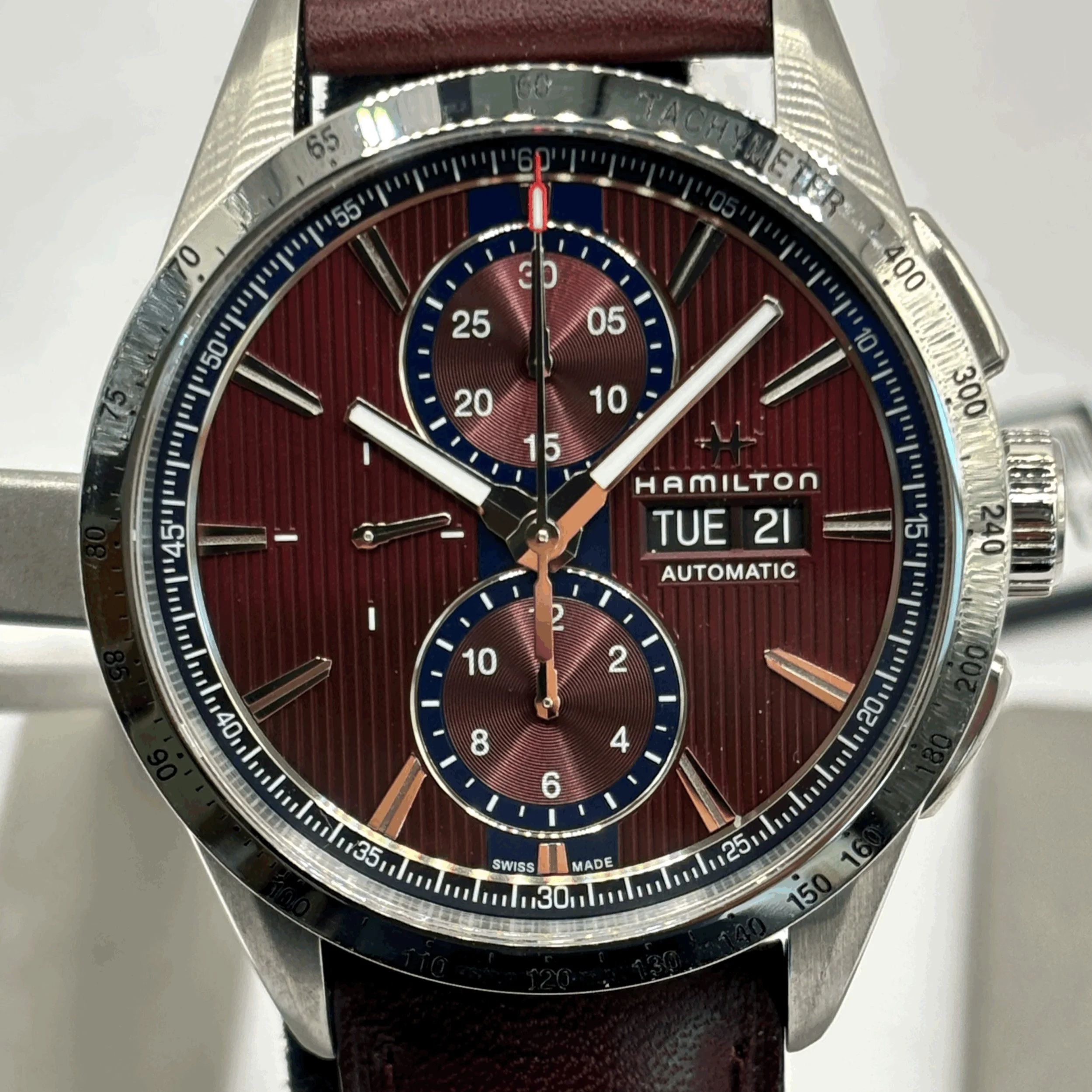 SOLD WH816 Hamilton Broadway Automatic Chronograph H435160 Unworn (Undated)