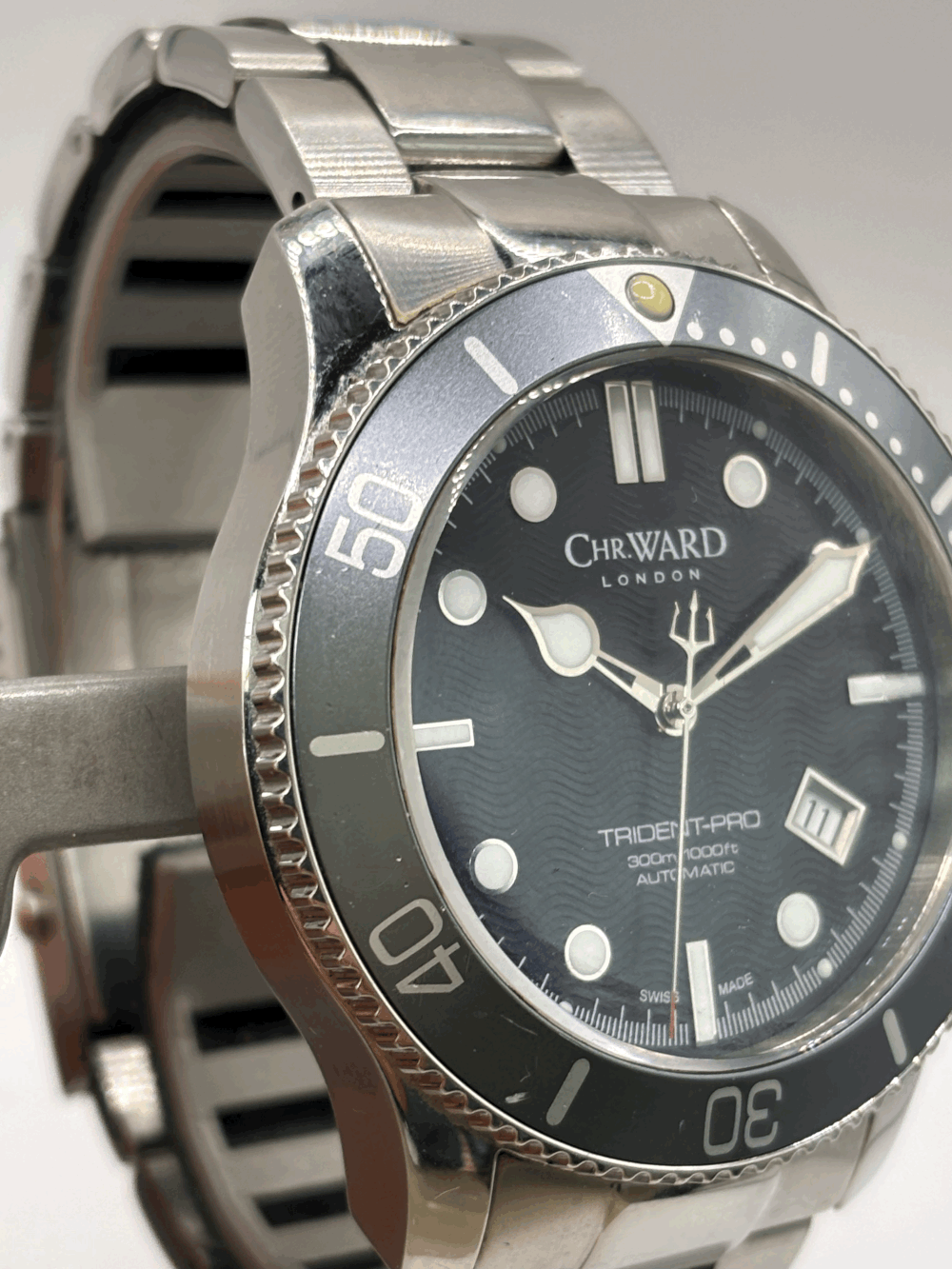 WH1150 C60 Trident Pro Automatic Mk1 charcoal bezel (02/2013