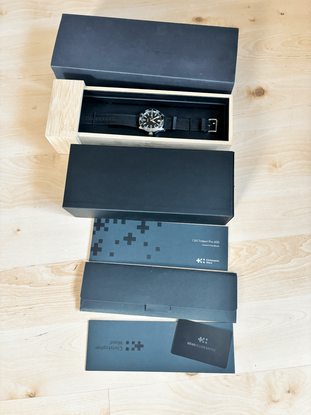 SOLD WH699 C60 Trident Pro 600 Mk3 black 42mm (09/2020) — Ward Hoard