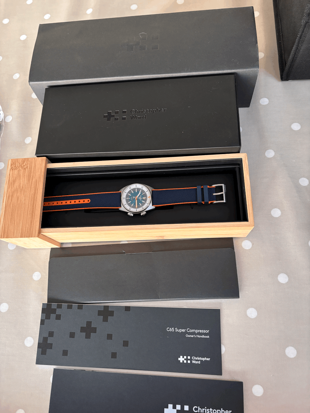 SOLD WH986 C65 Super Compressor Aqua Blue (02/2022) — Ward Hoard