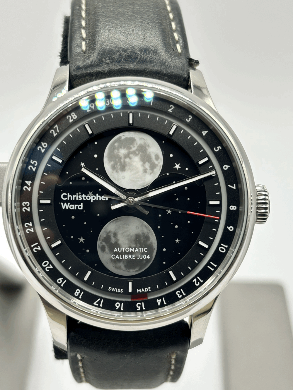 Master Watchmaker Christopher Ward C1 Grand Malvern Moonphase