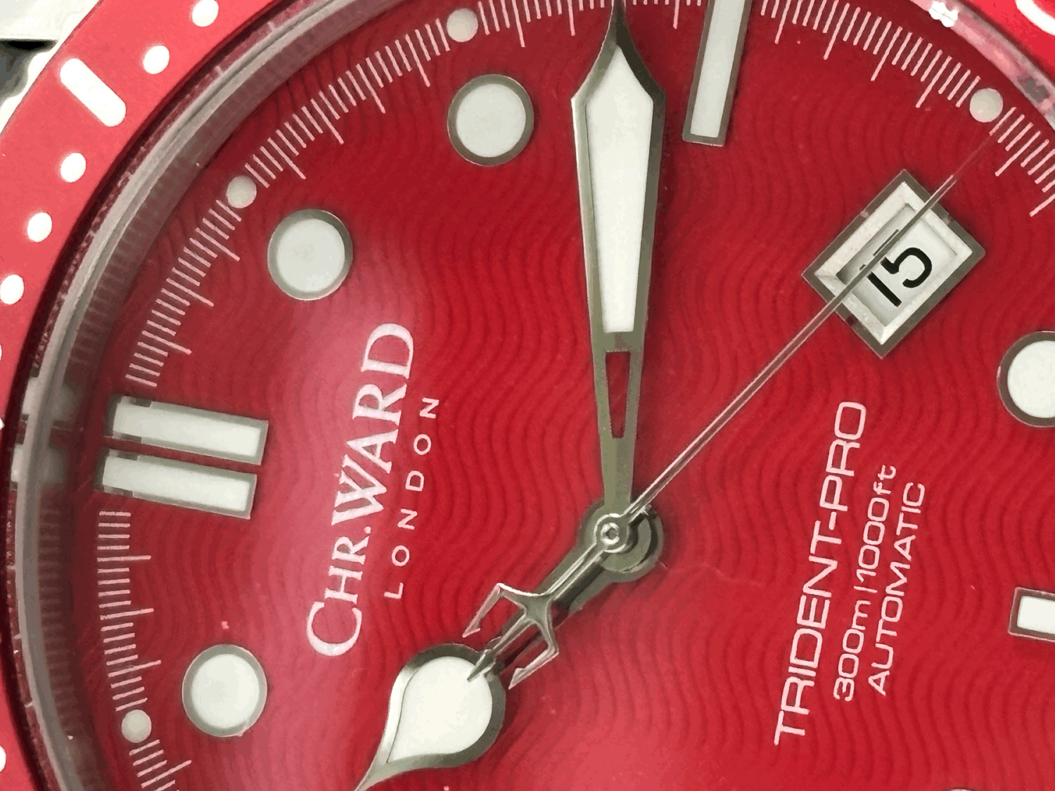 SOLD WH442 C60 Trident Pro Automatic Mk1 red bezel (01/2015