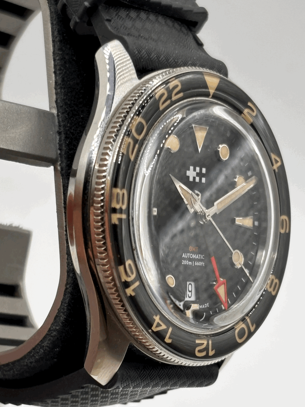 SOLD WH978 C65 Aquitaine Orca black dial/black bezel 41mm