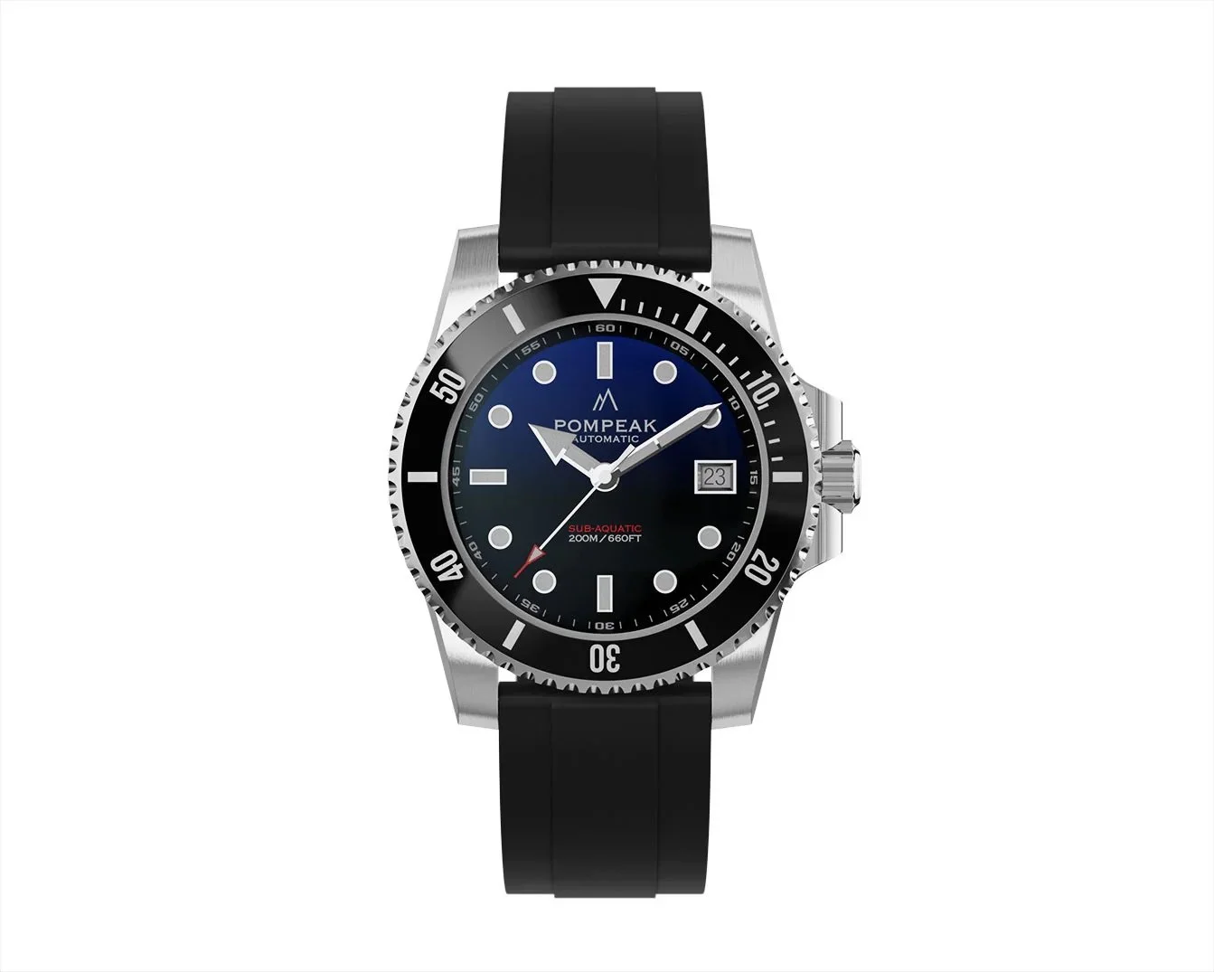 SOLD WH821 Pompeak Sub Aquatic Black/blue (deep dive) (undated)