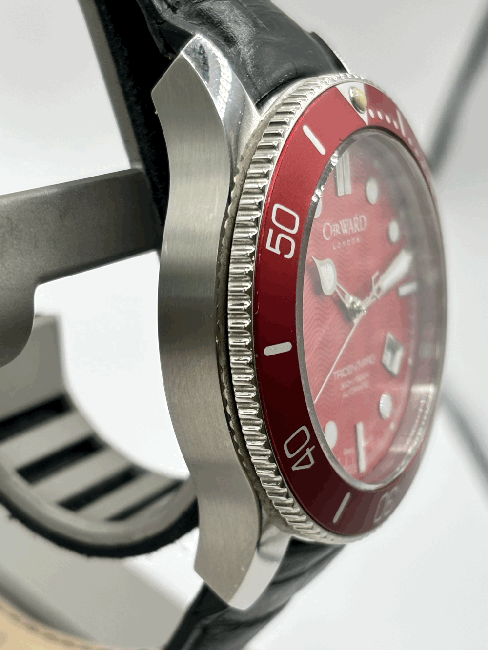 SOLD WH442 C60 Trident Pro Automatic Mk1 red bezel (01/2015
