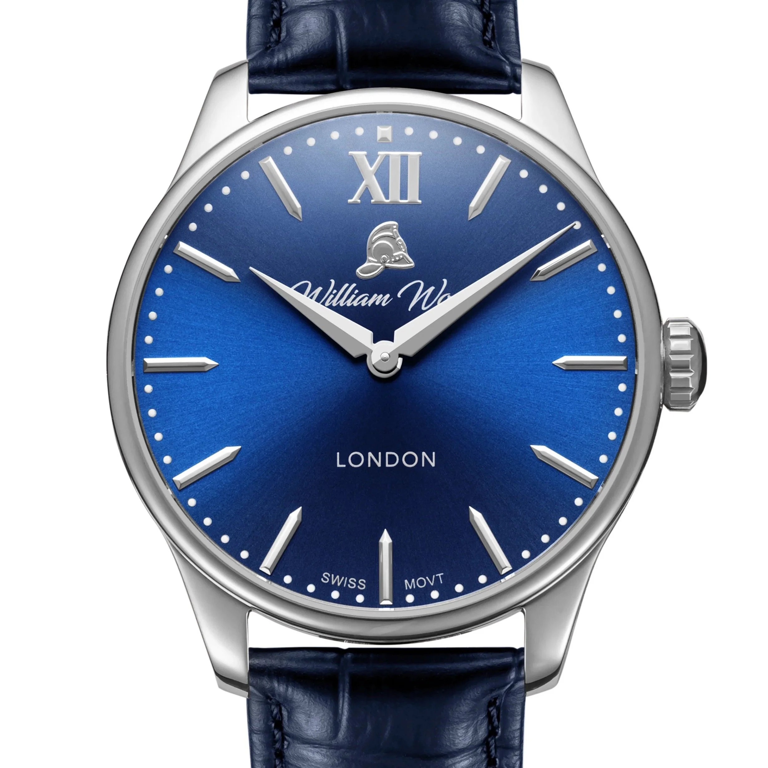 SOLD WH645 GATECRASHER! William Wood Chivalrous Collection Quartz Midnight Blue