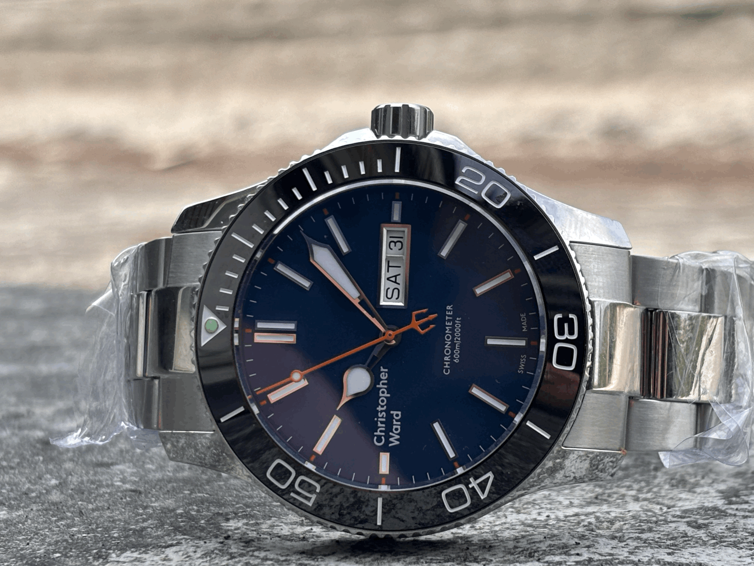 SOLD WH1007 C60 Trident Acan Day Date COSC Limited Edition (10