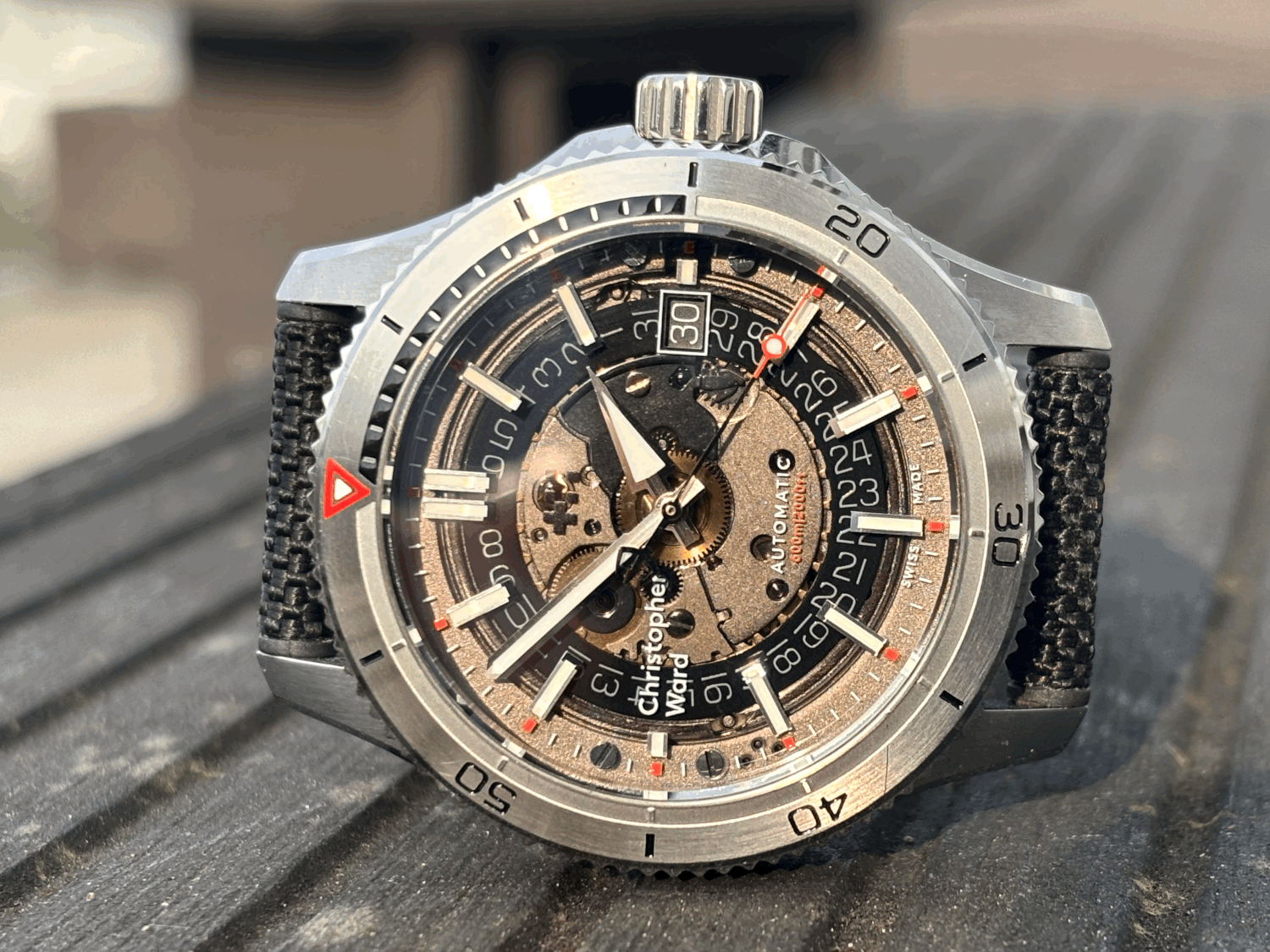 Ward Chronograph C60 Chronograph WH736 C60 Sapphire Black 40mm