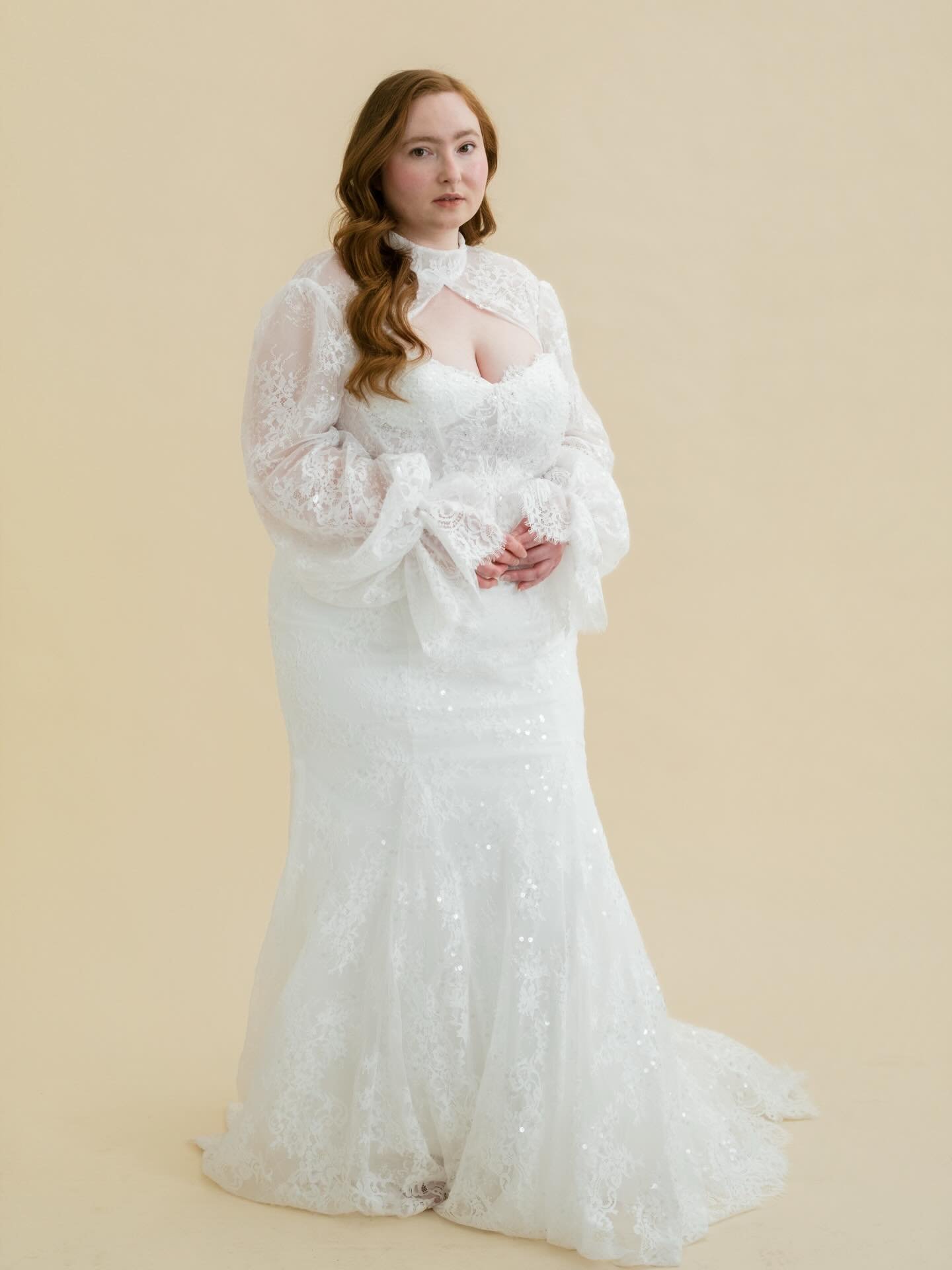 Our latest creation, the Gigi gown, is the perfect sibling to our Sasha dress - classic, sophisticated, and effortlessly romantic. The multi-looks design adds a touch of whimsy. Now, we can&rsquo;t decide: lace bolero or off the shoulder straps?