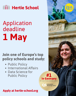 Hertie School: Application Deadline 