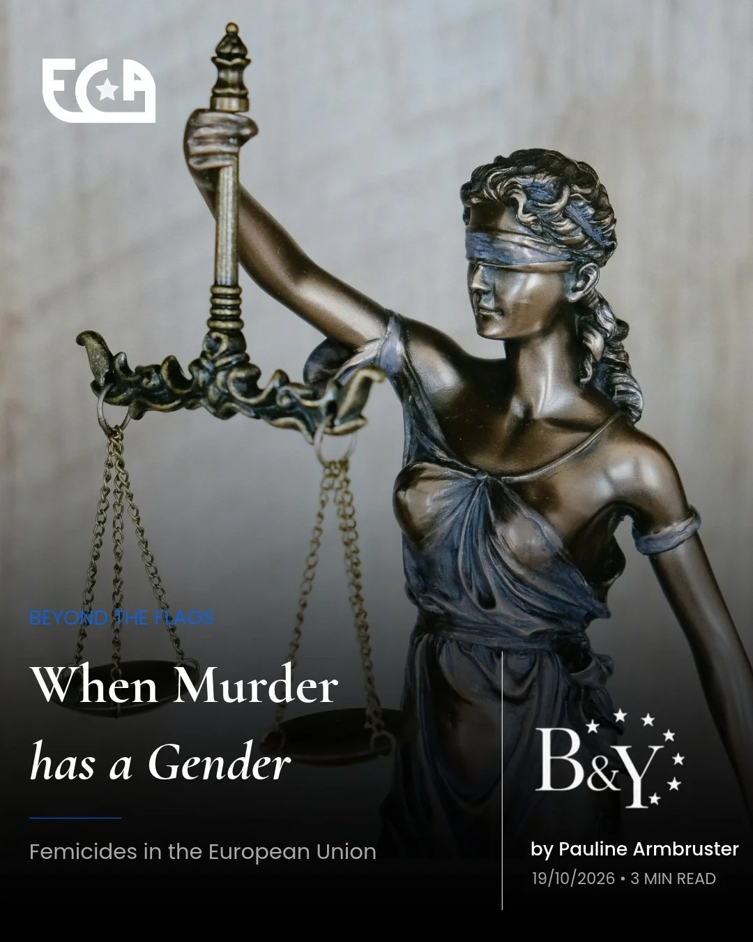 Femicides, the killing of women and girls because of their gender, are still a problem in the European Union 🇪🇺. Though the numbers are lower than elsewhere in the world, the issue remains even though every Member States punishes it. But why does i