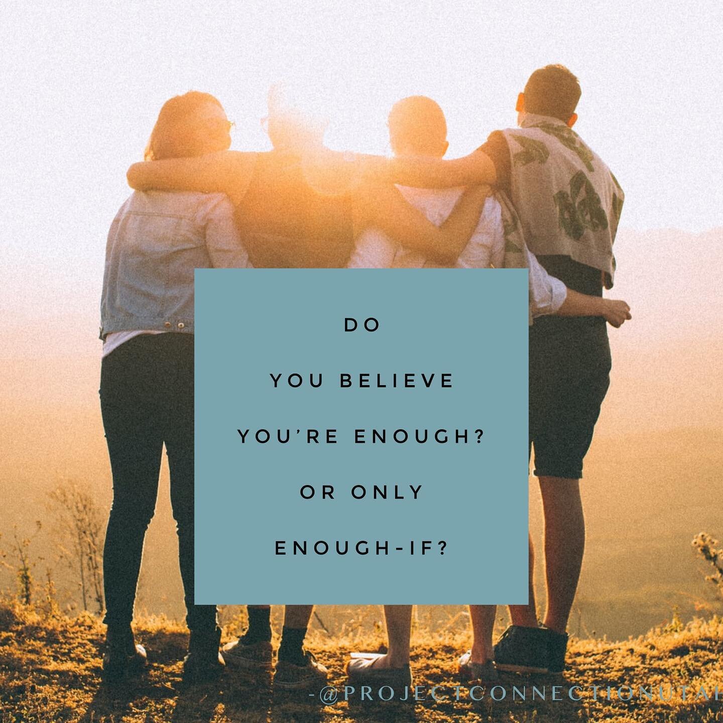 Are you hustling for your worthiness?  Did you know you&rsquo;re enough even if you&rsquo;re not hustling?
...
#projectconnectionutah #brenebrowninspired #brenebrown #hustle #youareworthy #iamenough #stillworthy #risingstrong #selflove #selflovequote