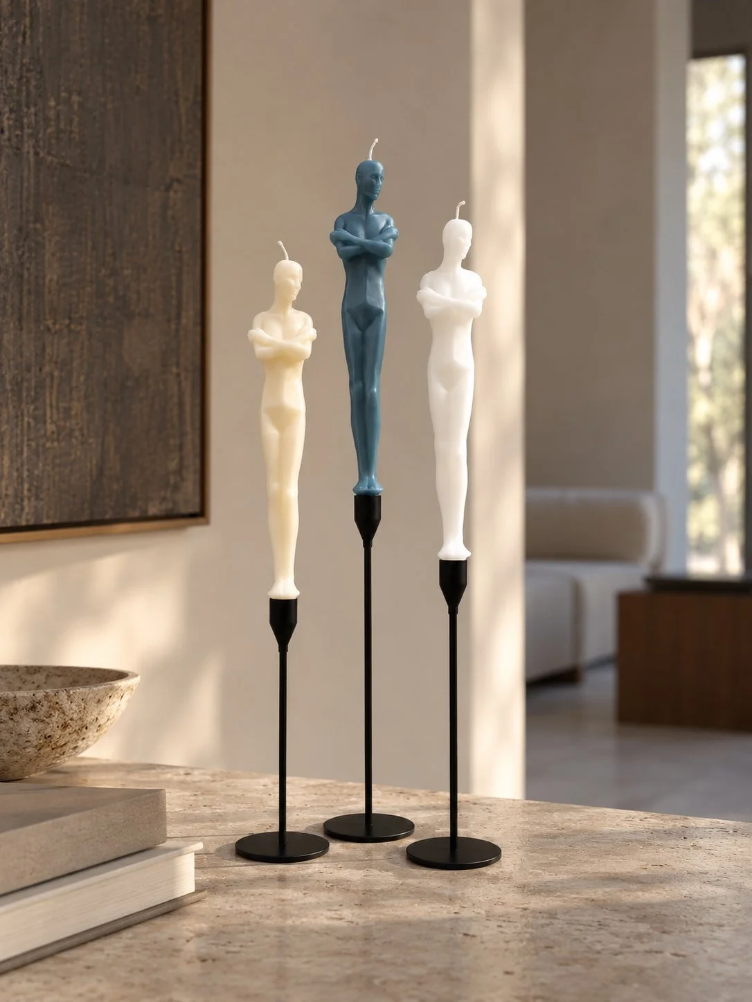 Sculptural Figure Candles in a Minimalist Interior.jpeg