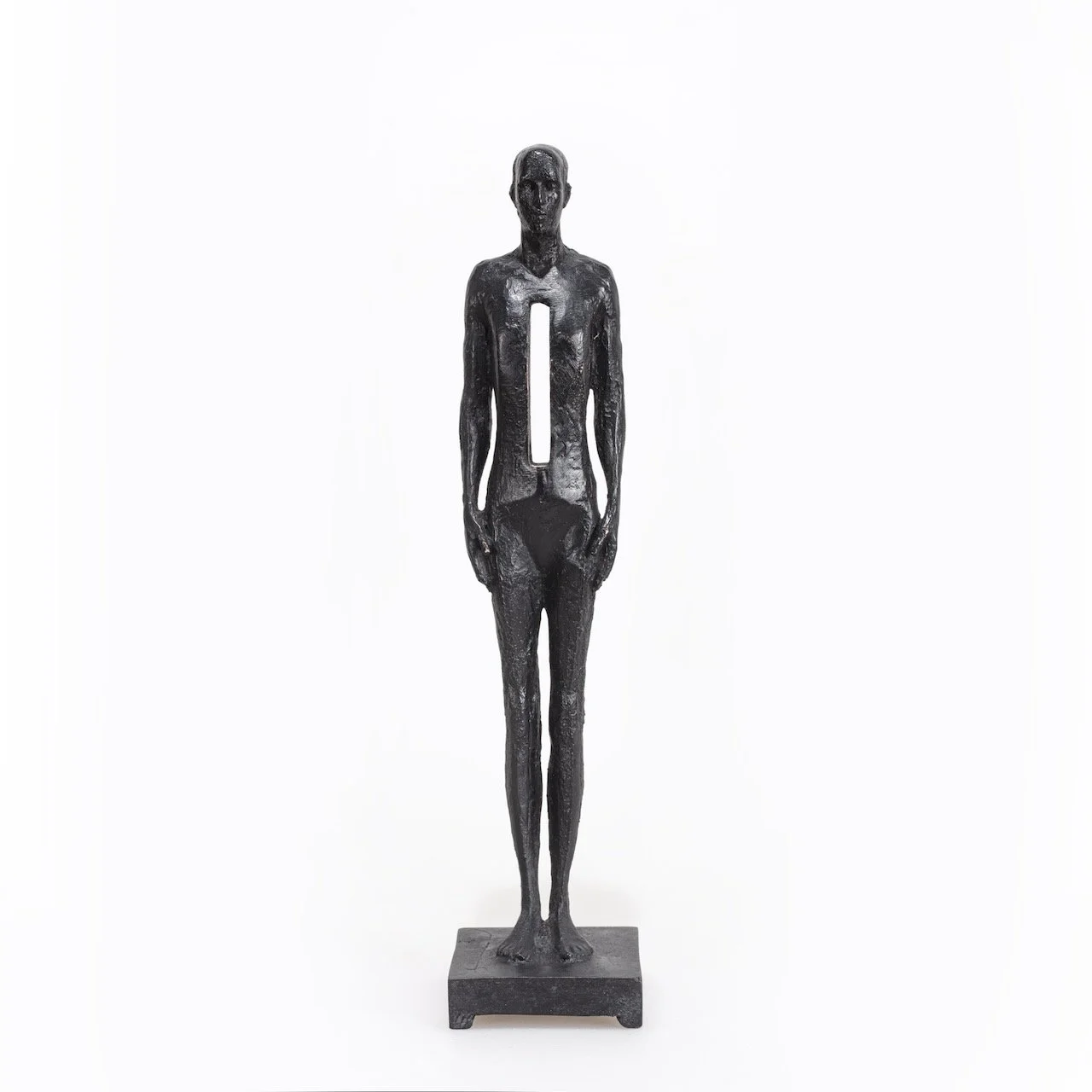  Title: Silence   
(HxWxD):23x5x5 cm 
Bronze