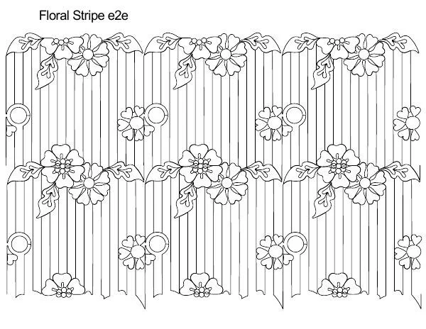 Floral Stripe