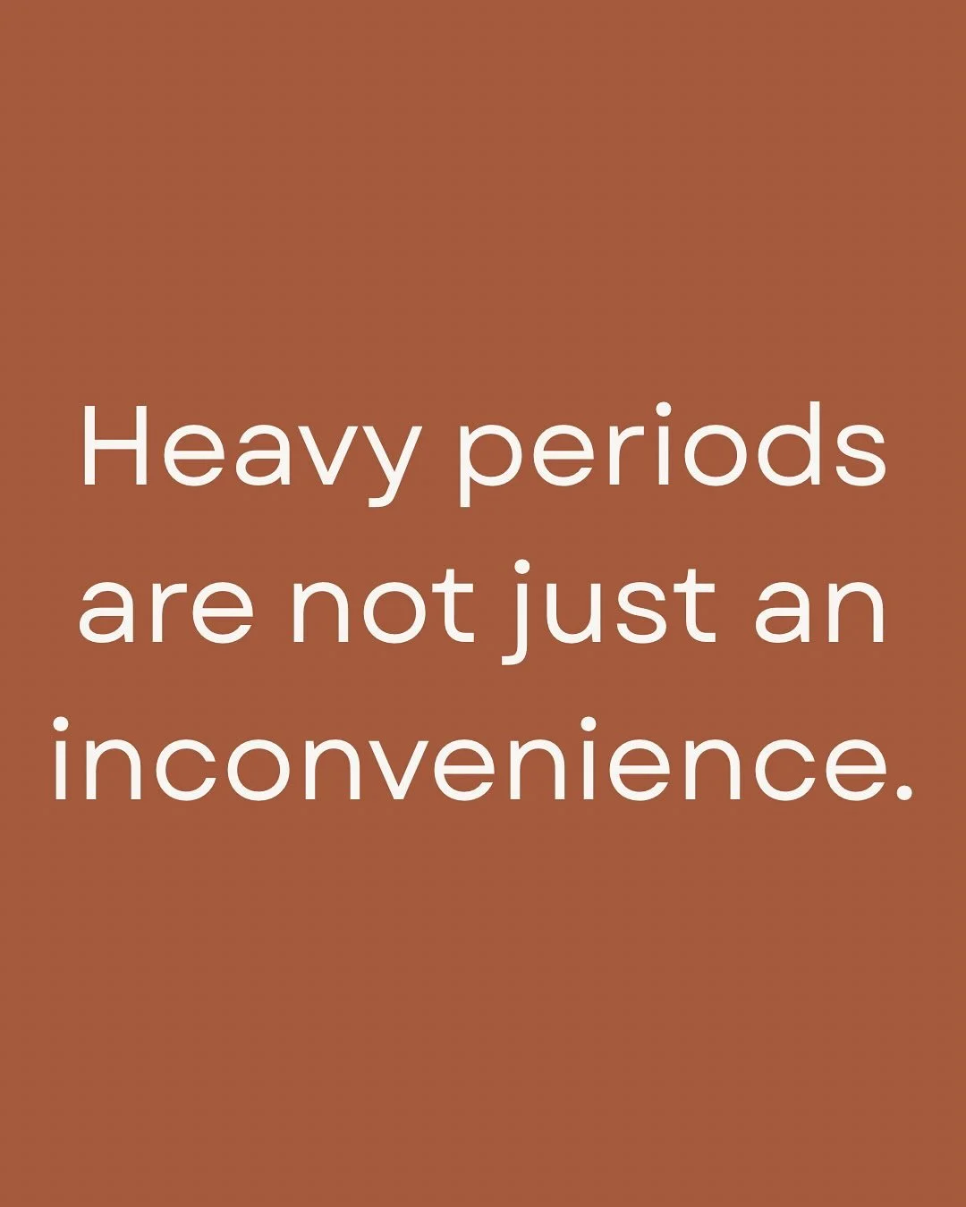 Heavy periods are not just an inconvenience&hellip; they can cause - iron deficiency (hellooo extreme fatigue, muscle weakness, mood changes and dizziness) and might even indicate that there are some underlying health issues (ex: PCOS, uterine fibroi