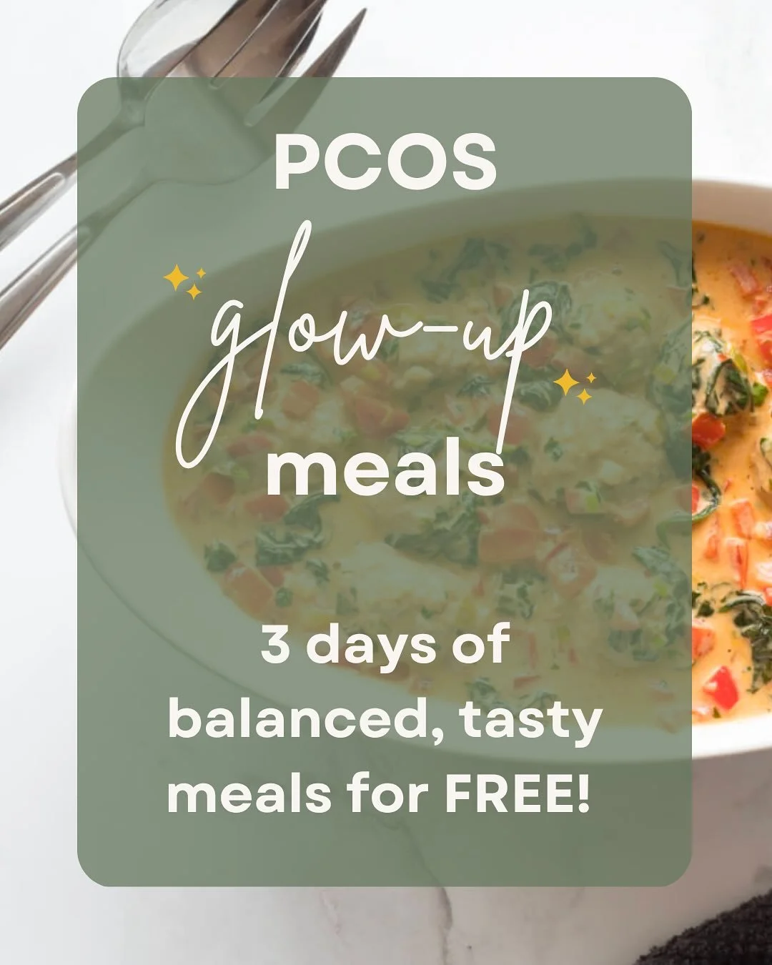 Your PCOS ✨Glow-Up✨ starts here!

No detoxes, no endless rules, no cutting out your favorite foods. These PCOS-friendly meals in this guide are designed to promote stable energy, improved mood, and regular cycles by focusing on balanced macronutrient