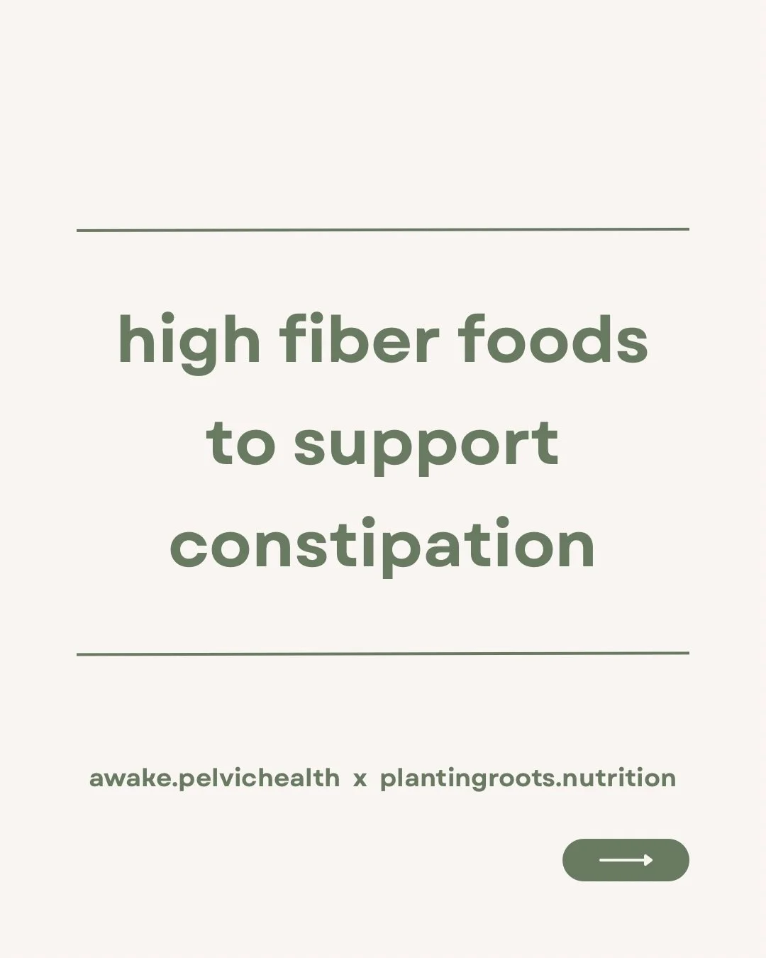 Struggling with constipation?

One of the most supportive shifts you can make is increasing your daily fiber &mdash; and it does not have to be complicated.

Here are a few easy, everyday foods packed with fiber:
✨ Lentils (&frac12; cup = 8 g)
✨ Rasp