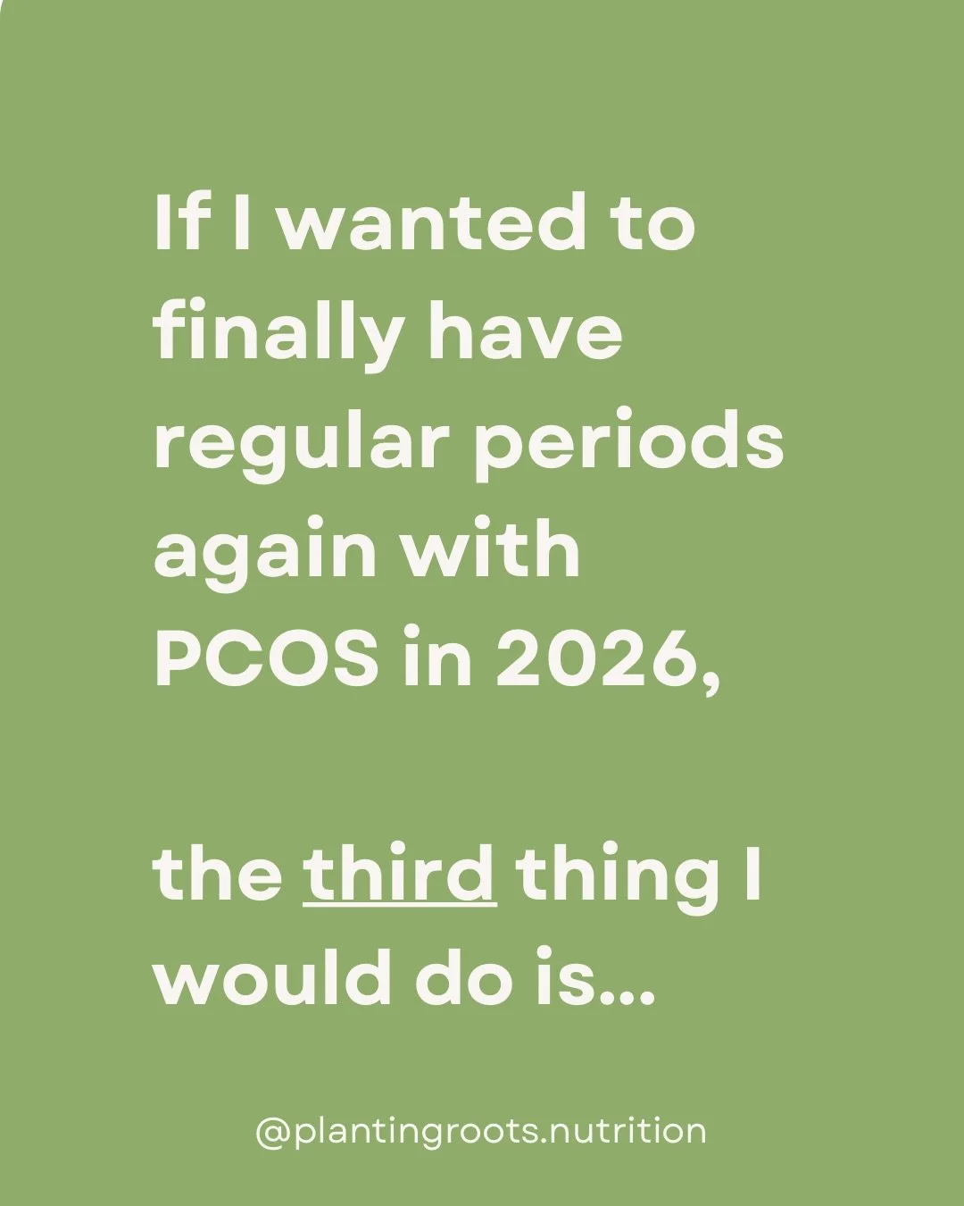 If I wanted to go from irregular to regular periods with PCOS in 2026, I would take my sleep seriously. I would treat it as a non-negotiable part of hormone health.

Sleep is one of the most important windows your body has for true restoration and re
