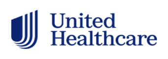 United Healthcare logo with blue and white branding.