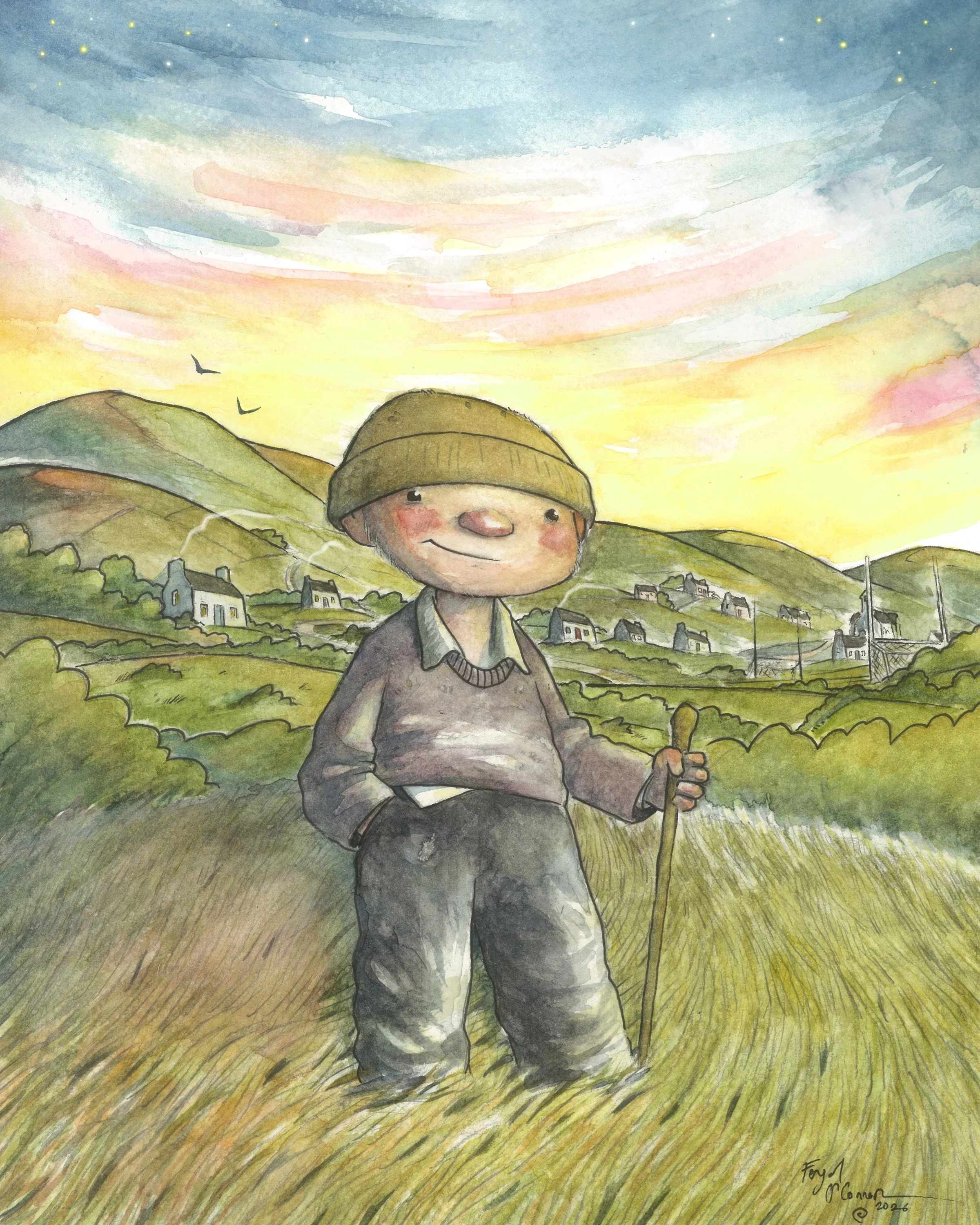 An illustration for the one year anniversary of the passing of my Father.