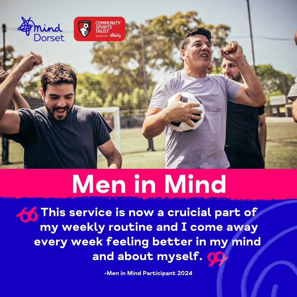 It's great to see that we have a support group for men at Dorset Mind! As with our 'sister' group, Women in Mind, sometimes it's easier to talk to people you feel safer with.

Posted @withregram &bull; @dorsetmind Are you looking for men-only activit