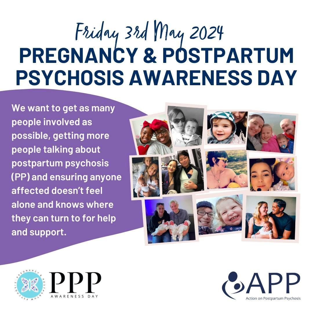 It's Day 5 of our @perinatalmhpartnership #MaternalMentalHealthAwarenessWeek. Check out these great events from my friends at @actiononpp for #pppawarenessday

Posted @withregram &bull; @actiononpp Today is Pregnancy and Postpartum Psychosis Awarenes