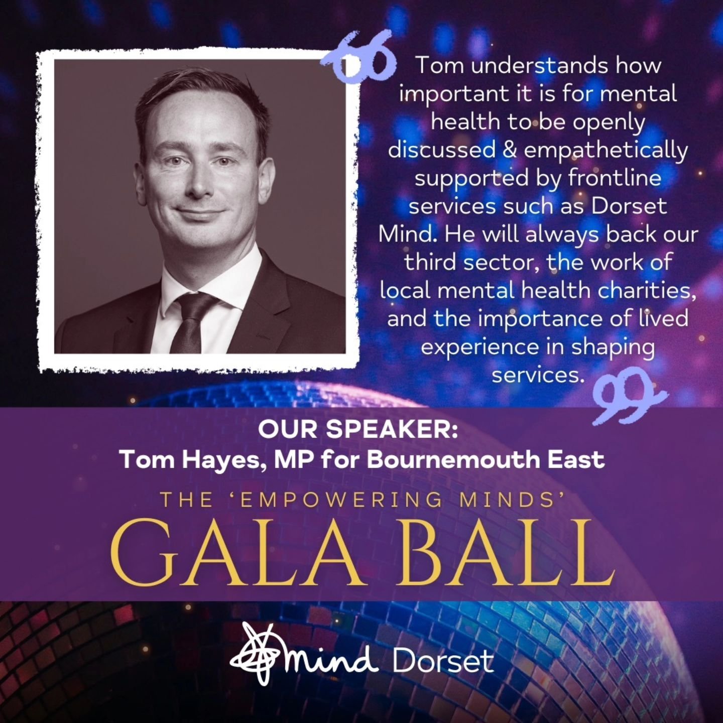 These are exciting times for #mentalhealth in #Dorset! In @tomhayesmp, we have an MP who truly understands. I had the pleasure of meeting up with Tom (see earlier post) today. At last, we have someone in Dorset who cares and will help make a differen
