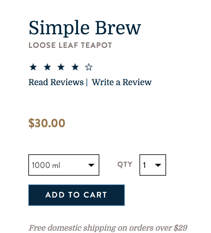 Review Rishi Simple Brew Loose Leaf Tea Pot — Ryan & Co Wellness