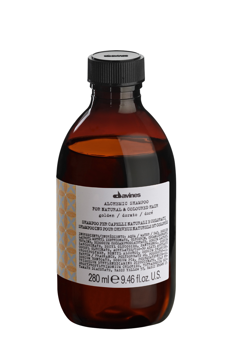 alchemic shampoo tobacco Davines 9.46 oz Davines Alchemic Tobacco Shampoo 9.46