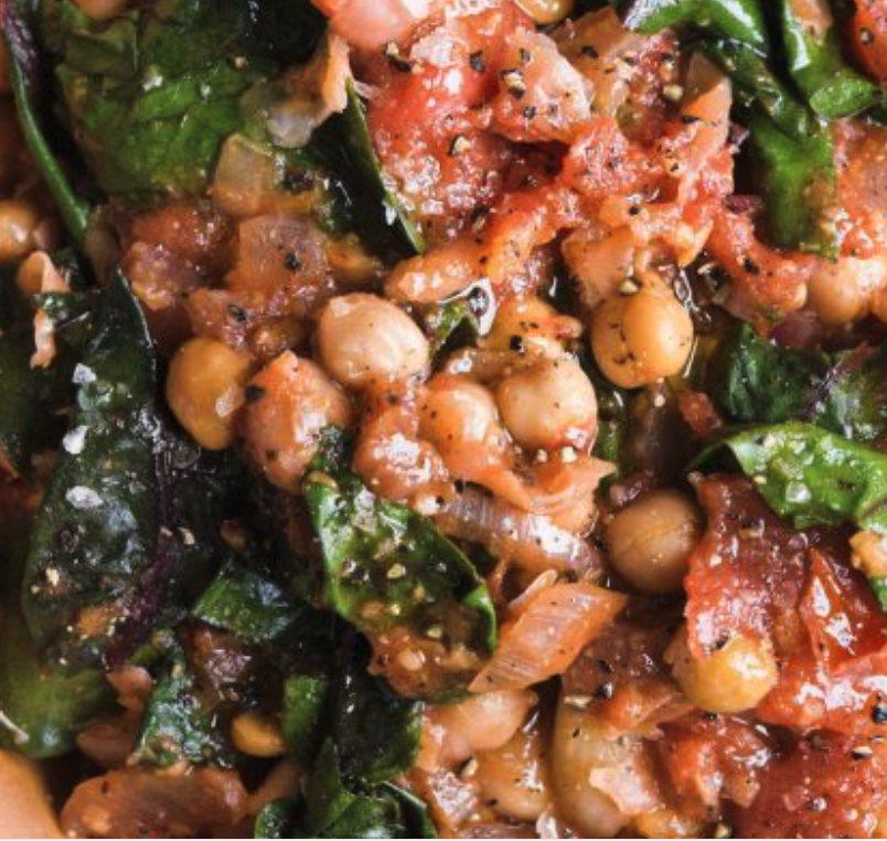 Tunisian Chickpeas with Swiss Chard Tunisian Chickpeas with Swiss Chard