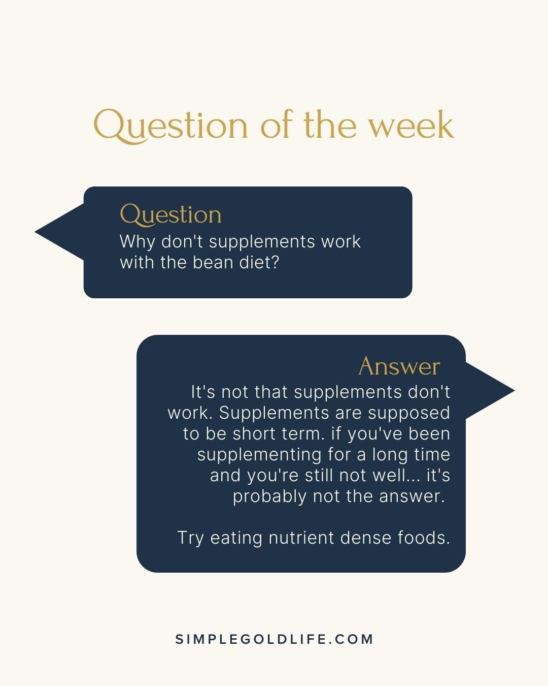 🙅🏻&zwj;♀️ NO SUPPLEMENTS NEEDED, SERIO!

When you're eating nutrient dense foods you'll be surprised to find that you don't need many supplements to support your body. 

I used to take 10 supplements a day - from probiotics, to magnesium, to bromel