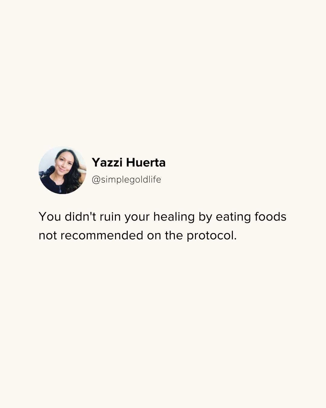 Did you eat foods, not on the protocol? It's Okay!!! 

After any holiday, I often have people get super stressed about how they &quot;cheated,&quot; and they feel like they've entirely ruined their progress on this healing protocol. 

First, you didn