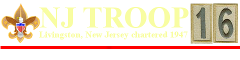 NJ Troop 16 Livingston NJ 07039 - Boy Scouts of America