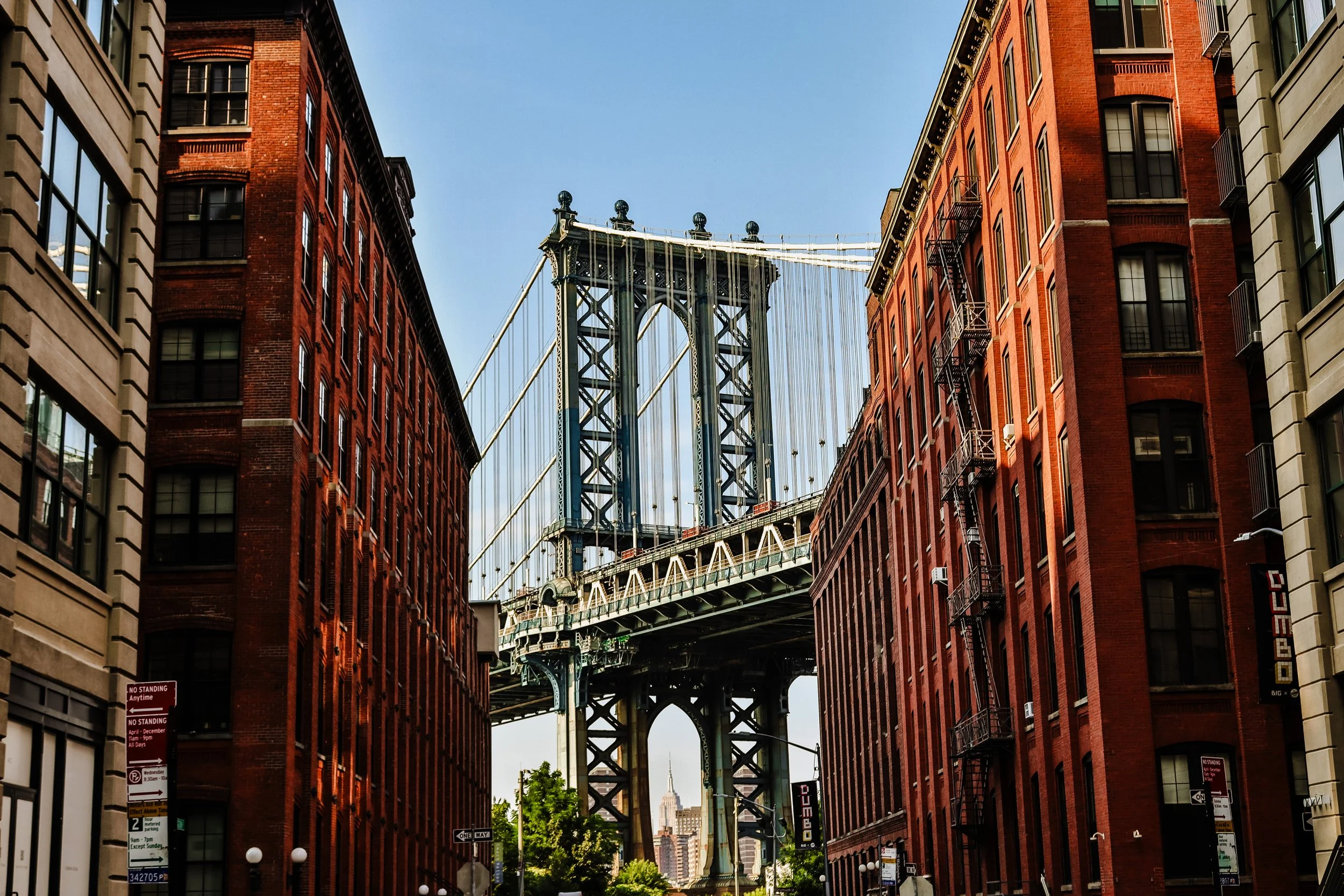 Manhattan Bridge in Dumbo, Brooklyn