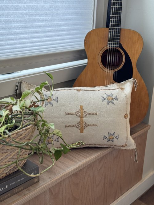 Cactus Silk Lumbar Pillow Cover