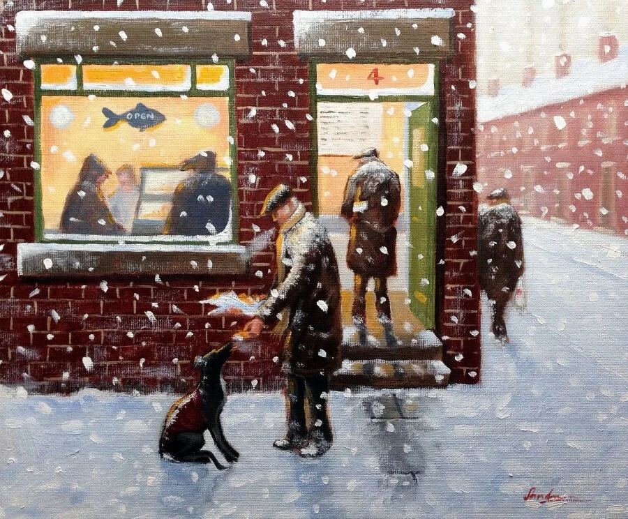 Ok lad, you can have half my fish..