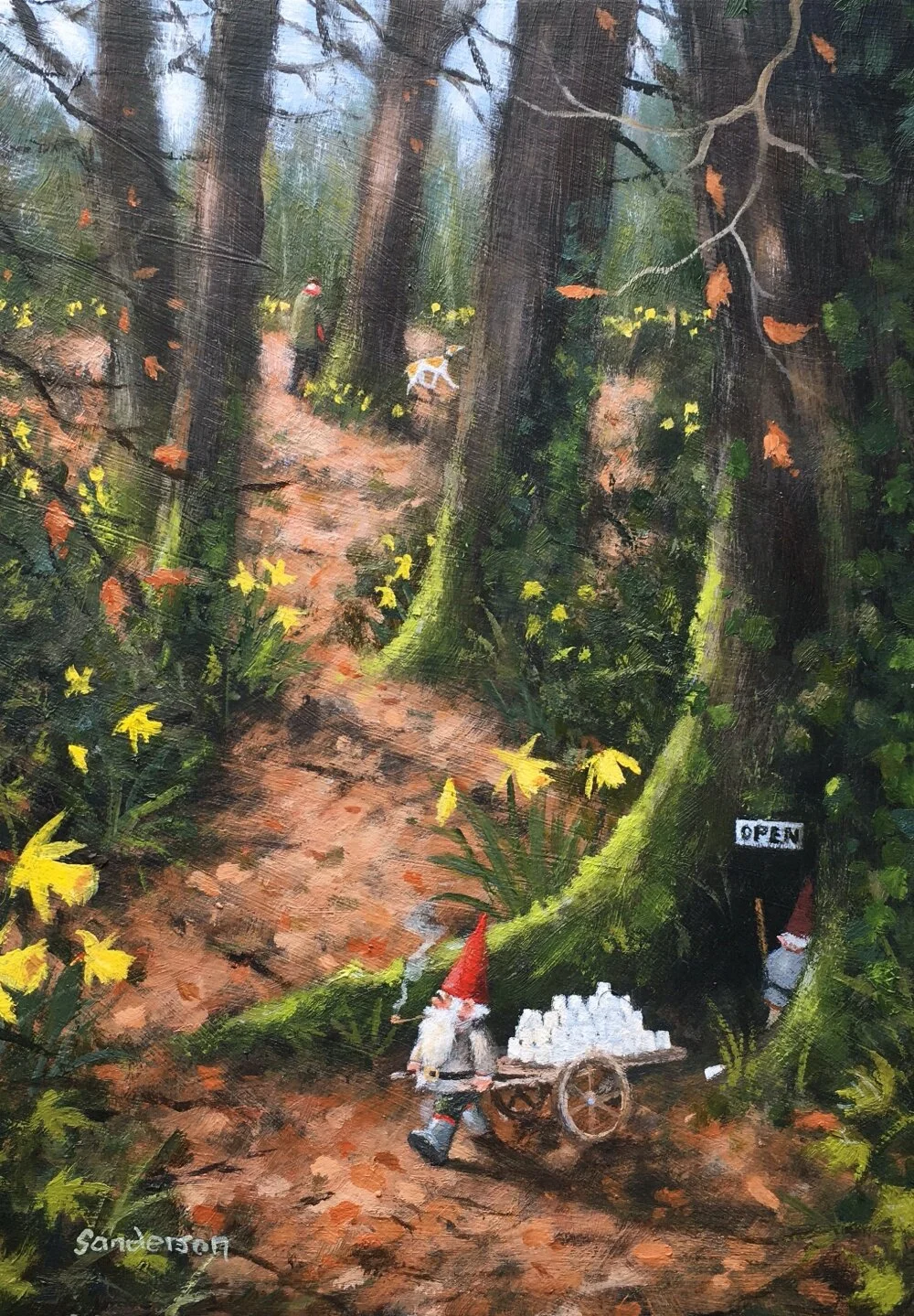 At least there is no panic buying in the woods..