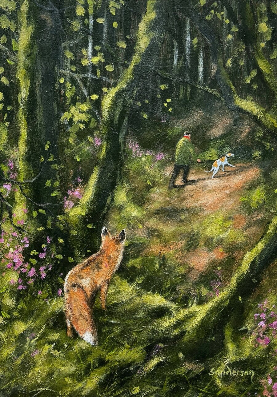 The watcher in the woods