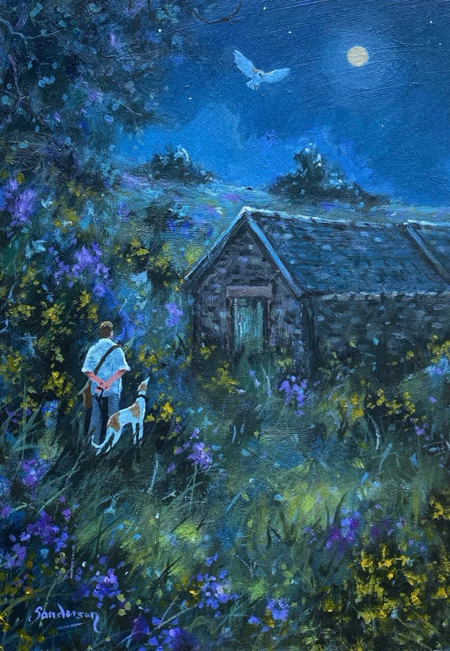 On the last day of July, an owl flies by..