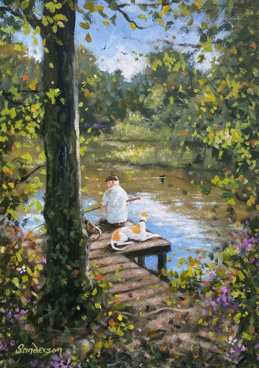 I cast a line while I still have time