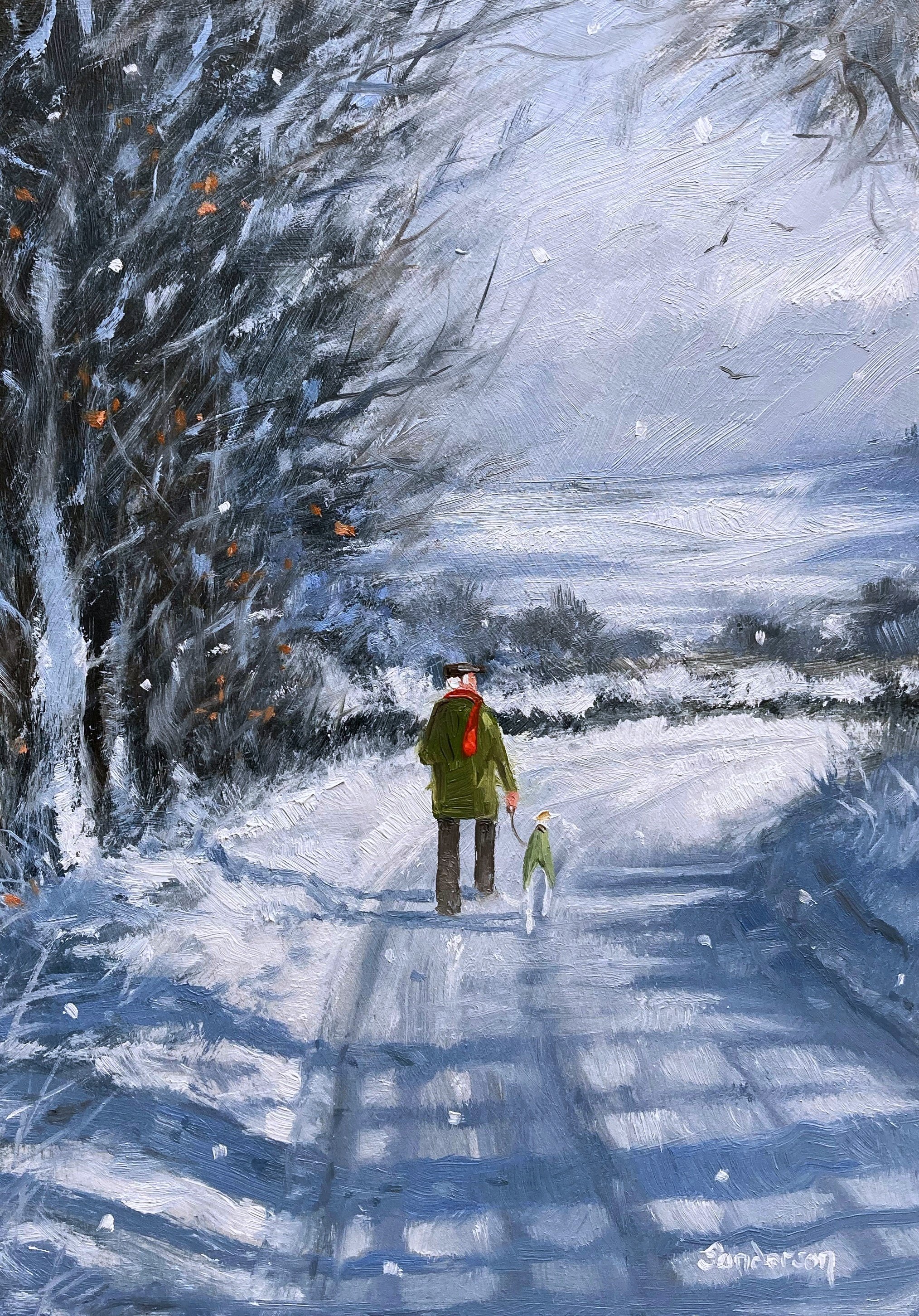 What a sight, after snow fell in the night..