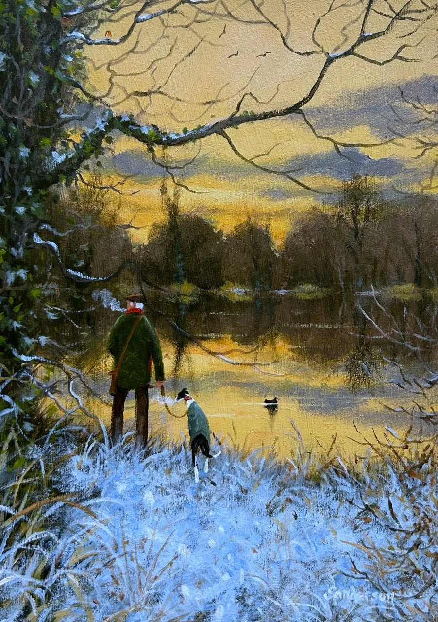 Another short Winters day, silently and slowly slips away...