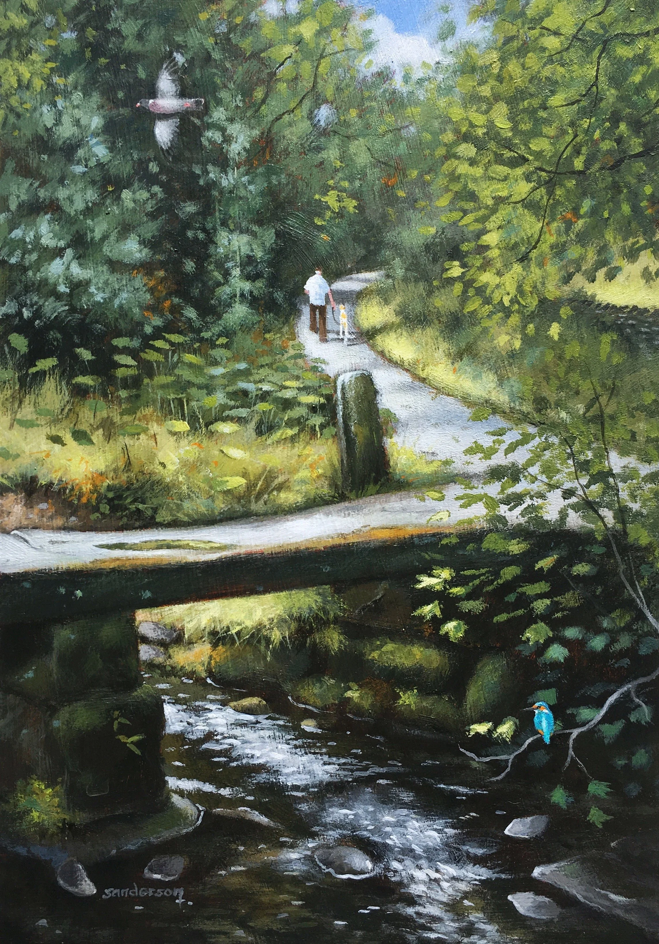 Over druids bridge then around the bend to who knows where..?