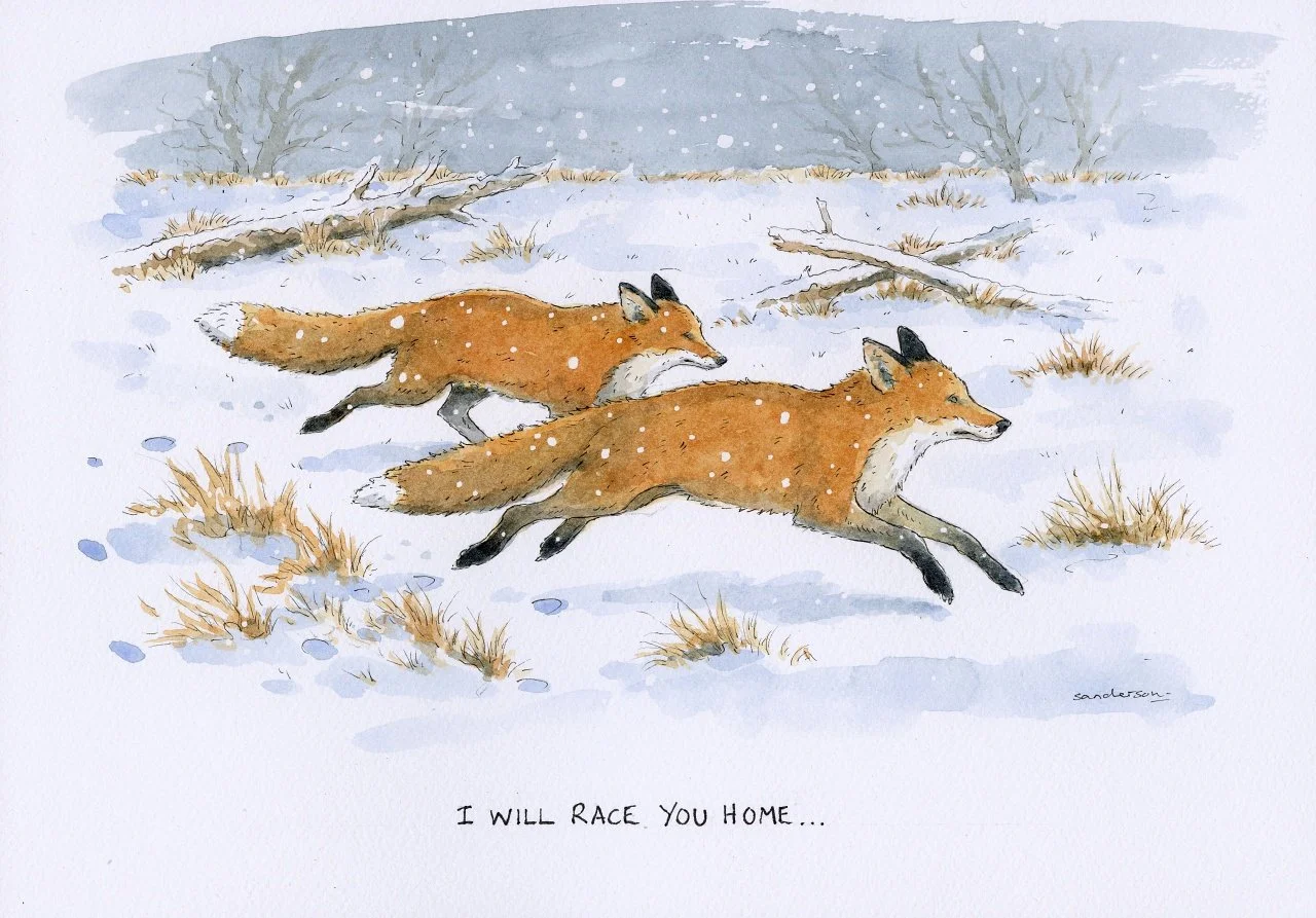 I will race you home...