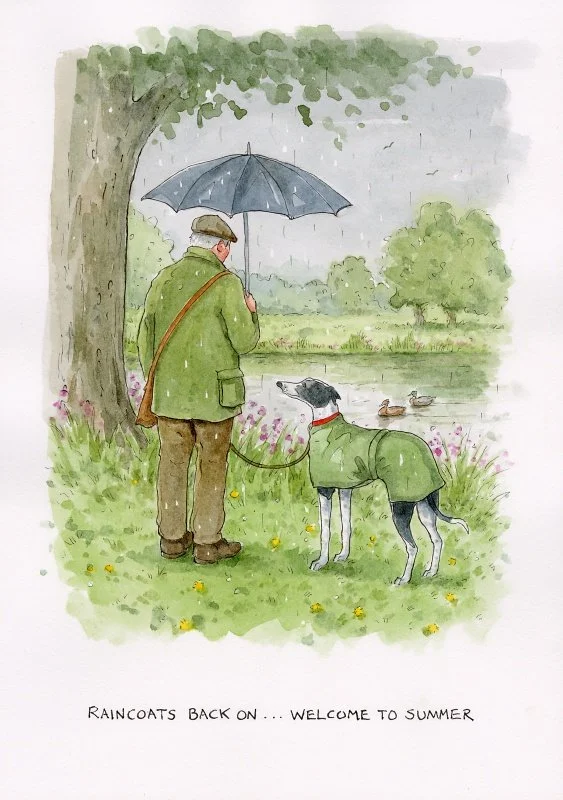 Raincoats back on...welcome to Summer.